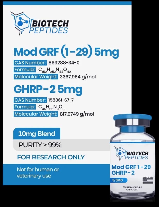 Mod GRF 1-29 & GHRP-2 Blend (10mg)