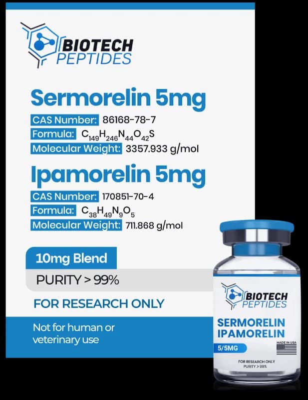 Sermorelin & Ipamorelin Blend (10mg)