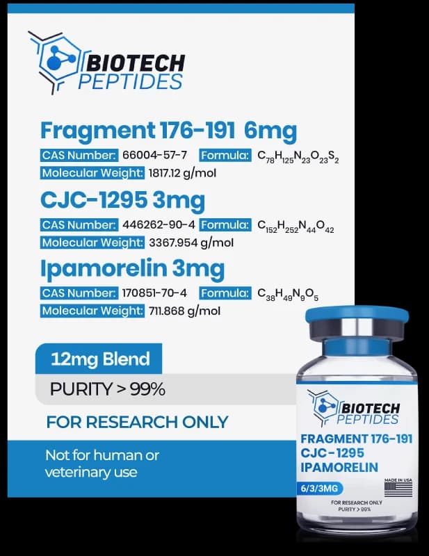 HGH Fragment 176-191 + CJC-1295 DAC + Ipamorelin