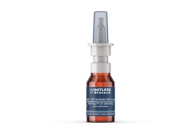 BPC-157 Acetate + TB-500 Fragment 17-23 Blend Spray (10mg/50mg, Non-Lyophilized)