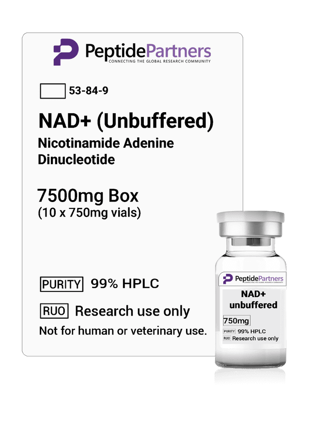 NAD+ Unbuffered (750mg vials) (7500-mg)